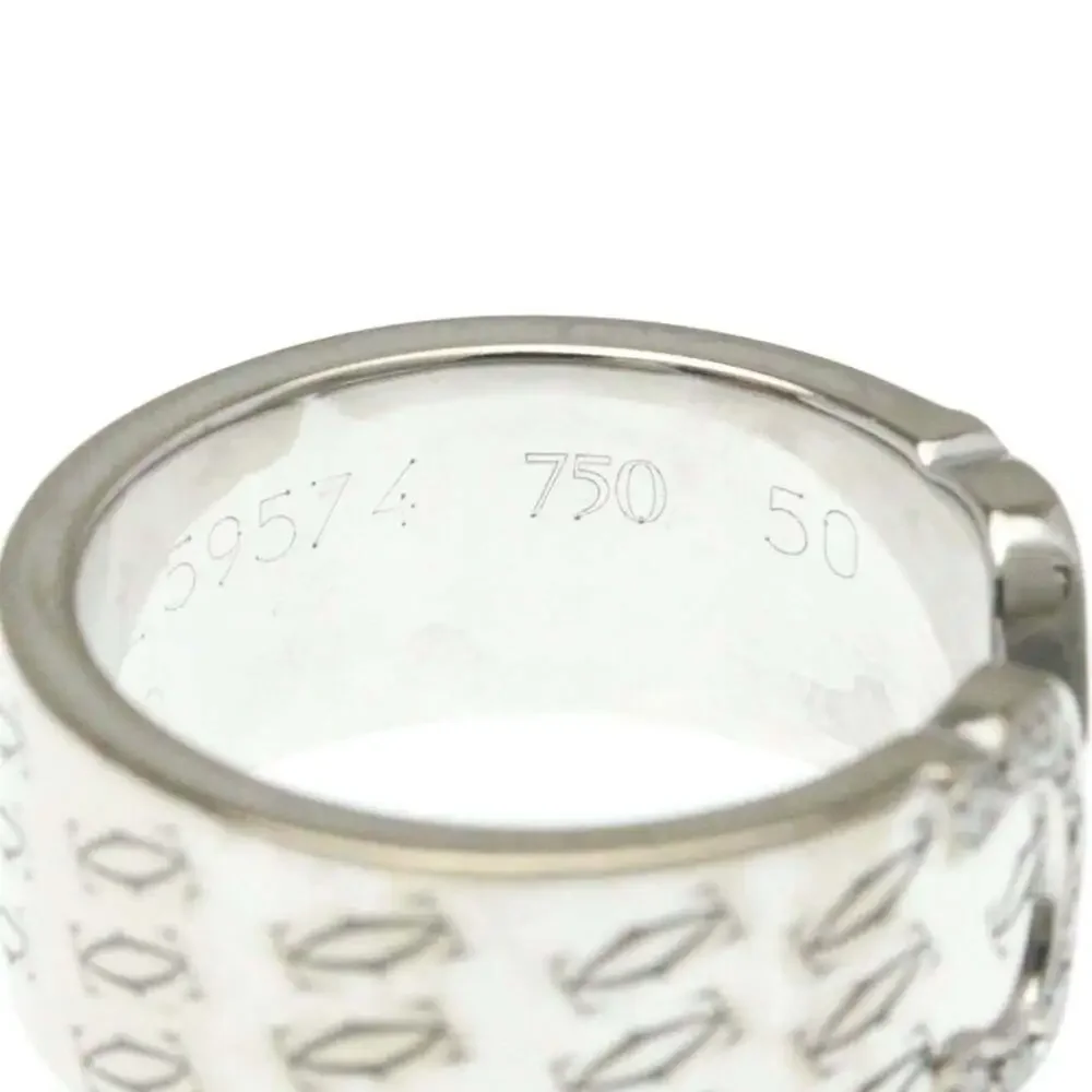 CARTIER 18k Silver Diamond Ring